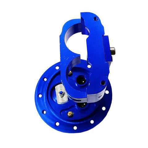 A24-1800-CNC Dual Fuel Pump Carrier Blue