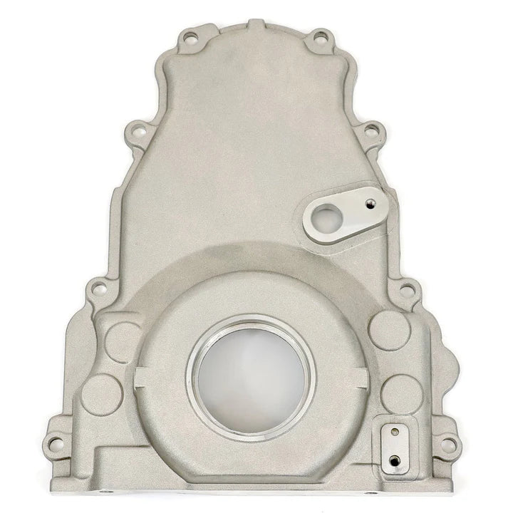 A24-2324-GM LS TIMING COVER FOR CHEVY LS2 AND LS3 WITH CAM SENSOR PORT