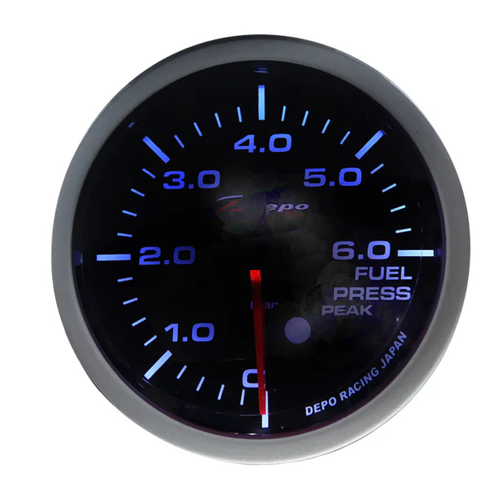 A24-1409-Depo Racing Gauge - Fuel Pressure Gauge Gauge- 60 mm