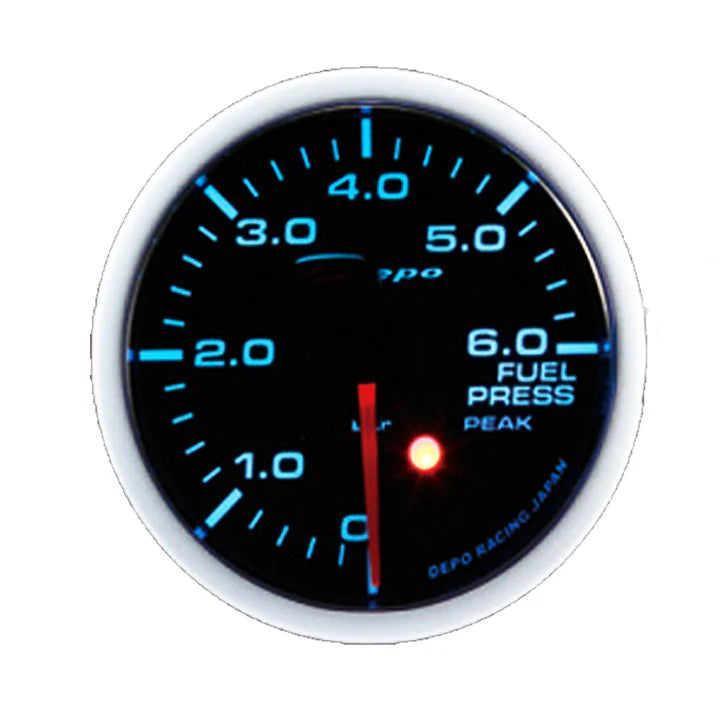 A24-1409-Depo Racing Gauge - Fuel Pressure Gauge Gauge- 60 mm
