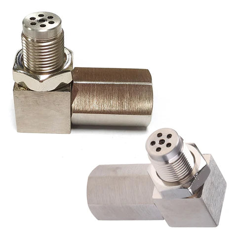 A24-1410-Oxygen O2 Sensor Spacer CEL Fix Check Engine Light Eliminator 90 Degree Connector Adapter Mini Catalyst Converter