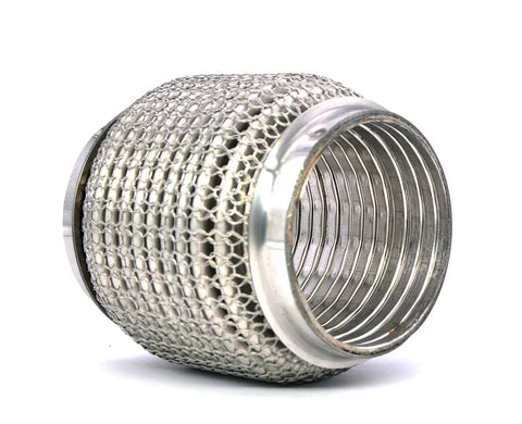 A24-2911-STAINLESS STEEL SUS304 EXHAUST FLEX PIPES TUBE FLEX COUPLER WITH INTERLOCK 4 INCH