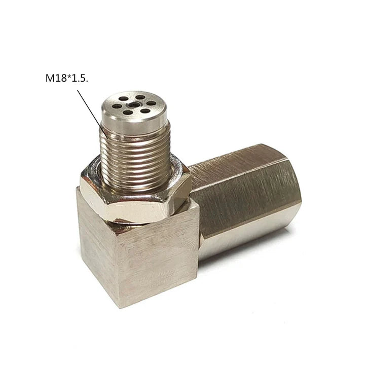A24-1410-Oxygen O2 Sensor Spacer CEL Fix Check Engine Light Eliminator 90 Degree Connector Adapter Mini Catalyst Converter