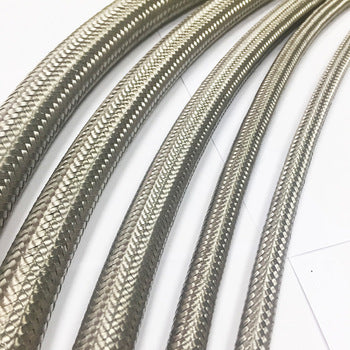 A24-2788-HIGH QUALITY STAINLESS STEEL BRAIDED FLEXIBLE FUEL HOSE PIPE AN4