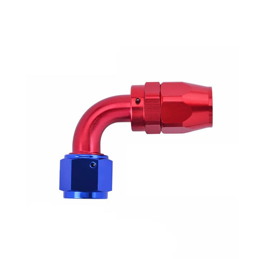 A24-2565-Aluminium Fitting 90 Degree Swivel AN4