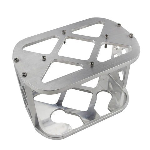 A24-1639-UNIVERSAL OPTIMA BATTERY MOUNT BRACKET NATURAL,BILLET BATTERY Hold Down Bracket, Tray, Box