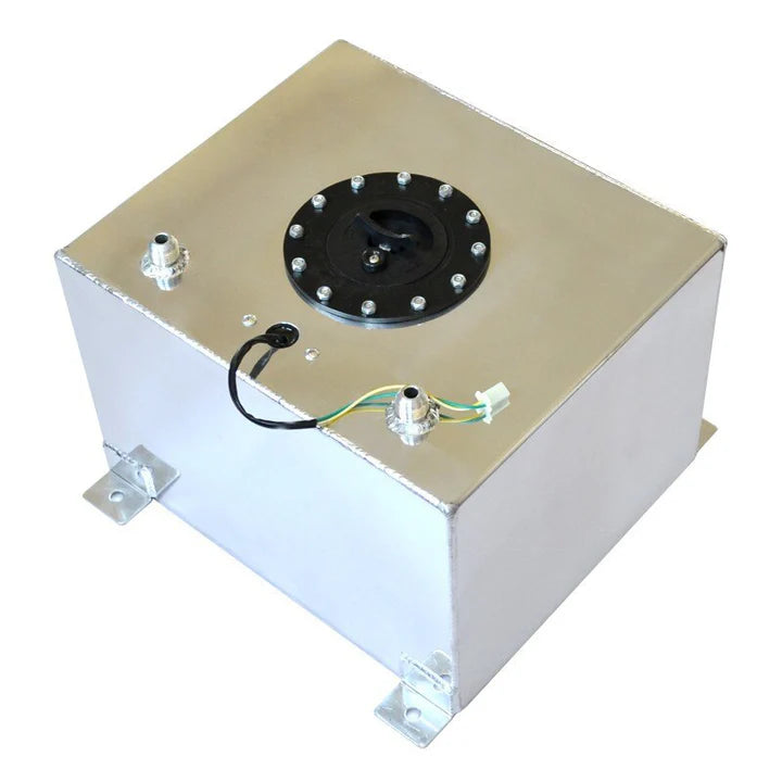 A24-2108-Universal 30 Litre Fuel Surge Tank Swirl Pot System Alloy Aluminum Petrol Cans