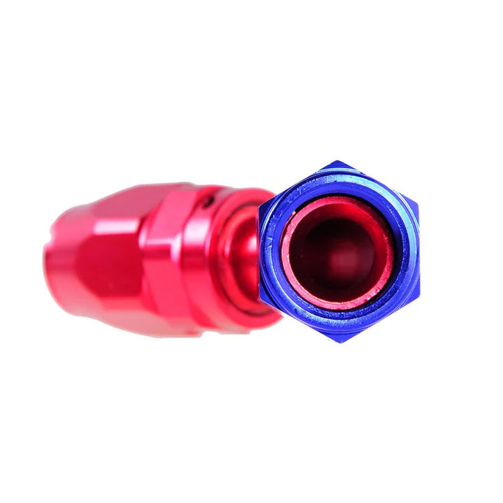 A24-2582-AN8 45 DEGREE ANOIZED ALUMINIUM OIL FUEL SWIVEL HOSE END FITTING