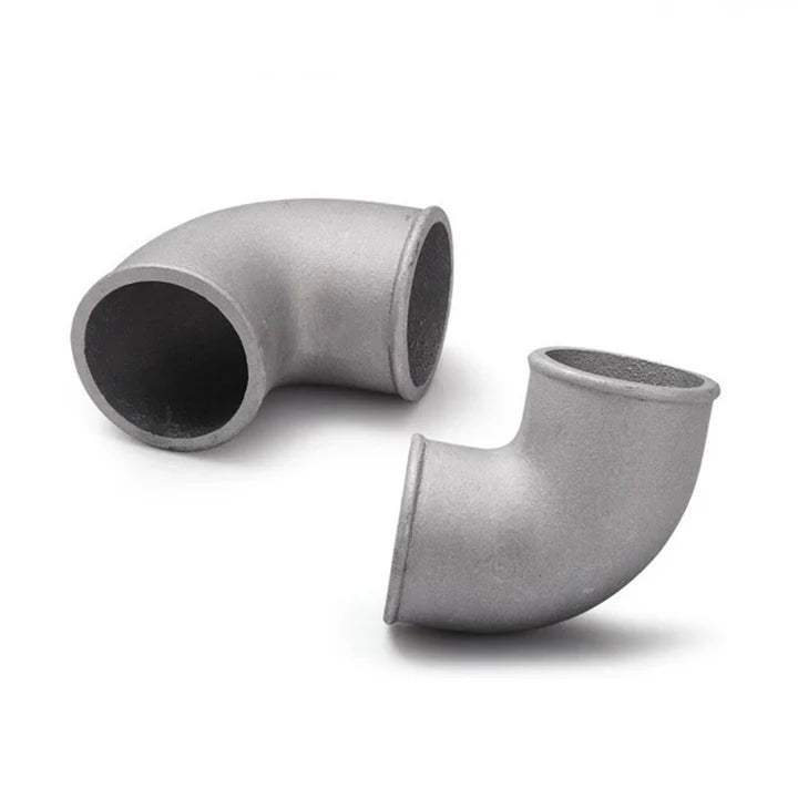 A24-1243-CAST ALUMINUM 90 DEGREE ELBOW PIPE 3.5"
