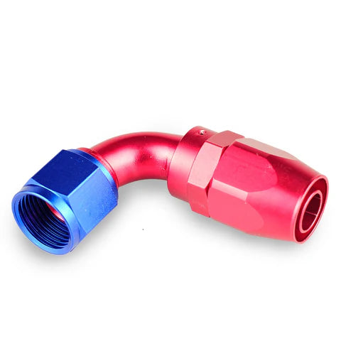 A24-2565-Aluminium Fitting 90 Degree Swivel AN4