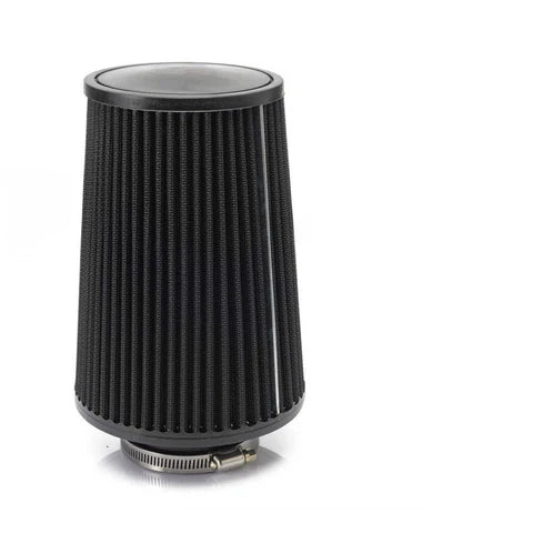 A24-1932-Universal Long Ram Cold Intake Round Cone Air Filter Dark Green