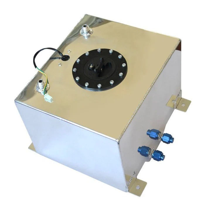 A24-2108-Universal 30 Litre Fuel Surge Tank Swirl Pot System Alloy Aluminum Petrol Cans
