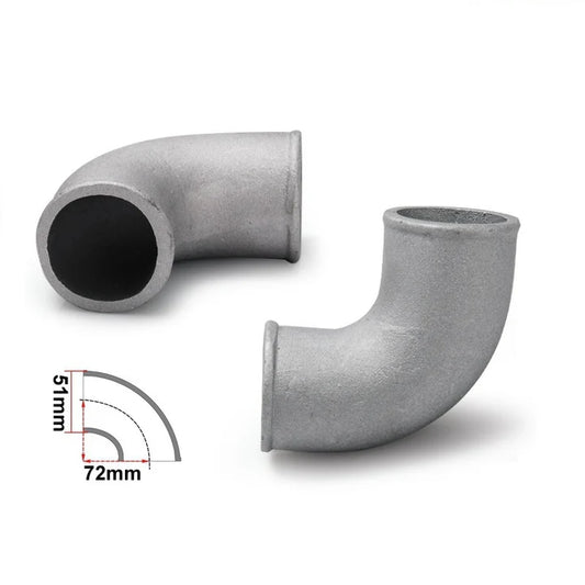 A24-1270-CAST ALUMINUM 90 DEGREE ELBOW PIPE 2.5"