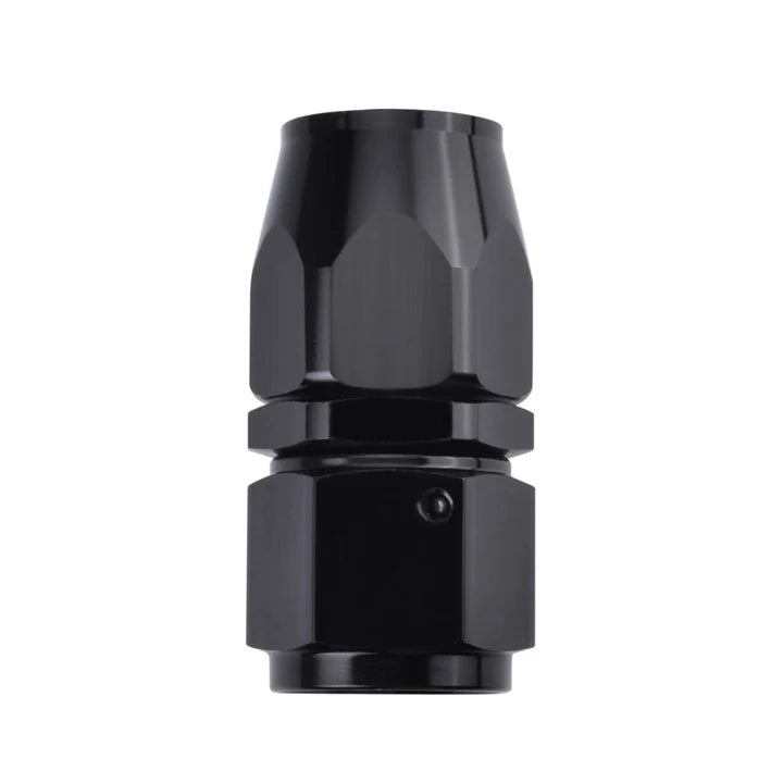 A24-2530-BOOST UNIVERSAL FITTING AN6 Straight OIL FUEL SWIVEL HOSE END ALUMINUM BLACK