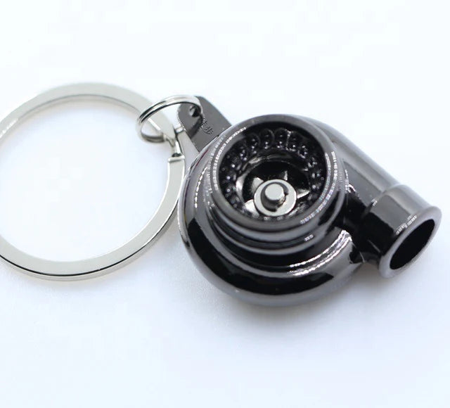 A24-2022-Turbotechs Keychain Turbo Keychain, Creative Multicolor Hot Sleeve Bearing Spinning Turbine Turbocharger Keychains Keyring