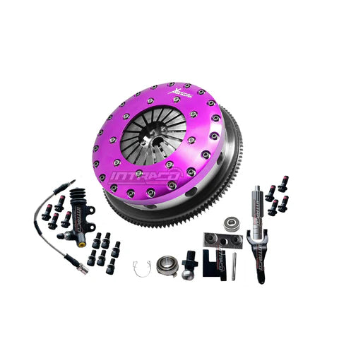 A24-3348-XTREME 230MM TWIN PLATE ORGANIC CLUTCH TOYOTA 1JZGTE/R154 WITH PUSH CONVERSION KTY23597-2B
