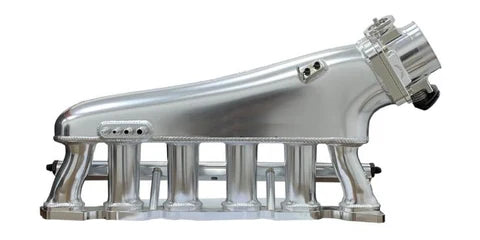 A24-1679-2JZ-GTE BILLET INTAKE MANIFOLD WITHOUT FUEL RAIL SINGLE LINE Silver