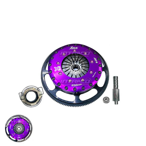 A24-3363-XTREME CLUTCH DOUBLE TOYOTA LAND CRUISER 1FZFE WITH LFW – KTY23591-2EL