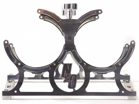 A24-3476-Nitrous Dual Billet 10lb/15lb Bracket