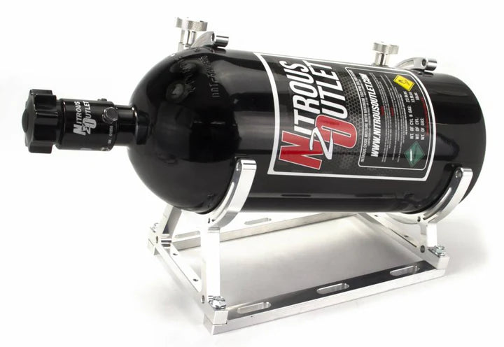 A24-3493-Nitrous Single Tall Billet Base10lb/15lb Bracket