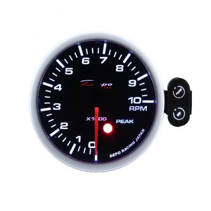 A24-1479-Depo Racing Gauge - Tacho Meter Gauge- 115 mm(RPM)