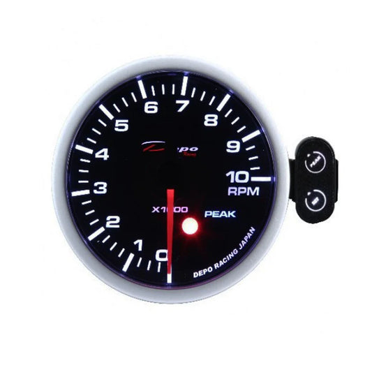 A24-1479-Depo Racing Gauge - Tacho Meter Gauge- 115 mm(RPM)
