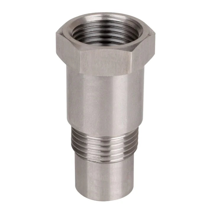 A24-1381-M18X1.5 Universal Extension Filter Oxygen O2 Sensor Connector Extender Spacer Internal Thread Stainless Steel Adapter Parts
