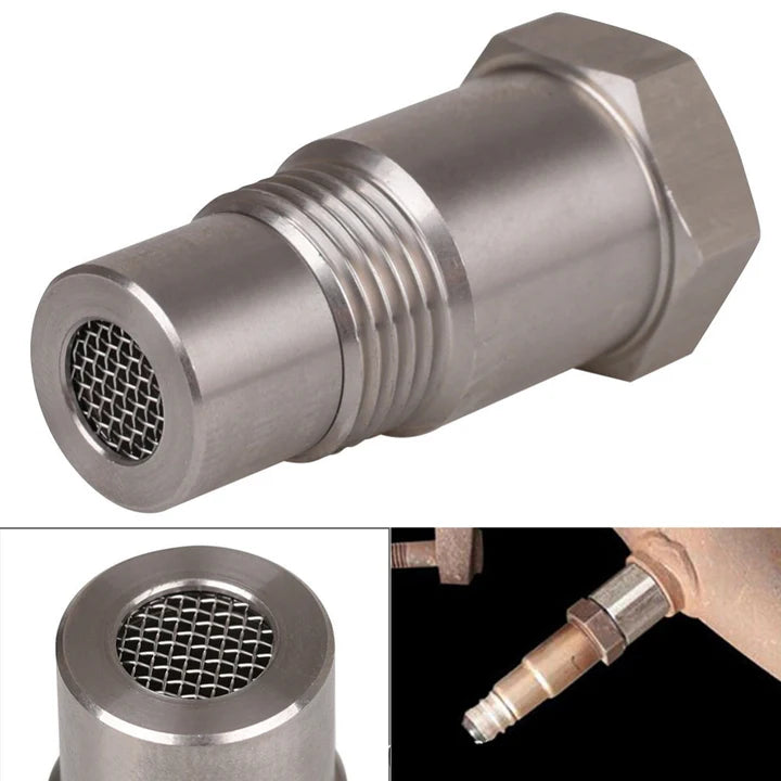 A24-1381-M18X1.5 Universal Extension Filter Oxygen O2 Sensor Connector Extender Spacer Internal Thread Stainless Steel Adapter Parts