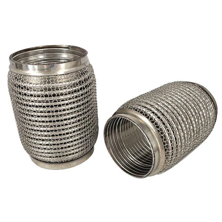 A24-1240-STAINLESS STEEL SUS304 EXHAUST FLEX PIPES TUBE FLEX COUPLER WITH INTERLOCK 2.5 INCH