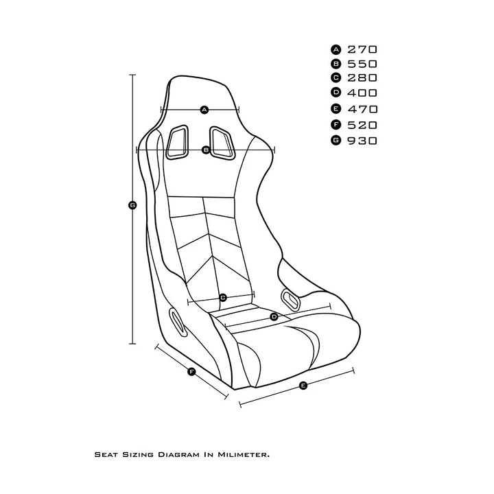 A24-3201-BOOST SEATS Sport Seat D1 - Red c/w U08 Universal Slider & L Shape Panel