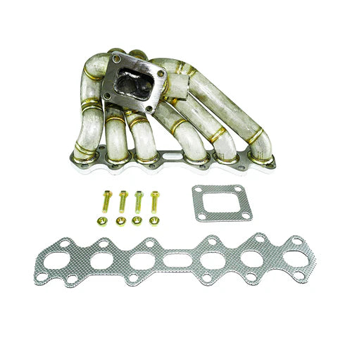 A24-2832-Turbo Manifold Supra 2JZGTE 2JZ-GTE 2jz 3mm Steam Pipe T4 45mm Equal Length
