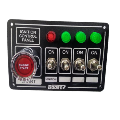 A24-1525-RACING SWITCH PANEL BOOST 4 BUTTON+LIGHT