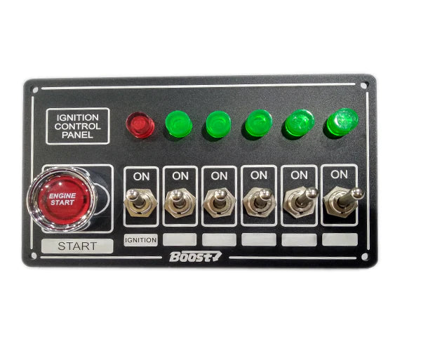 A24-1521-BOOST RACING SWITCH PANEL 6 BUTTON+LIGHT