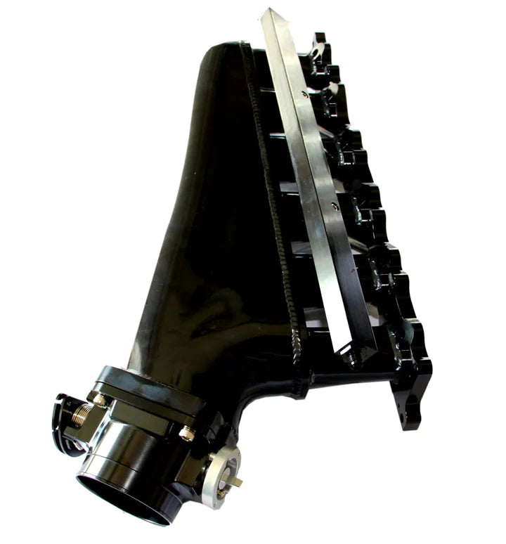 A24-1673-Billet RB25DET Front Facing Intake Manifold, Fuel Rail, and Throttle Body