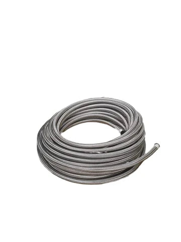 A24-2789-HIGH QUALITY STAINLESS STEEL BRAIDED FLEXIBLE FUEL HOSE PIPE AN8