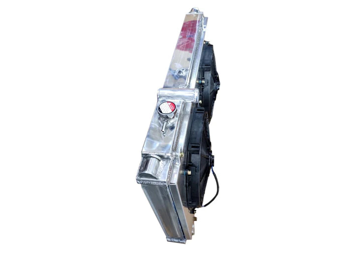 A24-1077-TOYOTA SUPRA PERFORMANCE ALUMINIUM RADIATOR WITH FAN SHROUD KIT 1993-1998 2JZGE