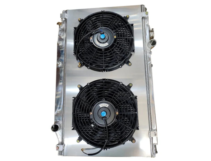 A24-1077-TOYOTA SUPRA PERFORMANCE ALUMINIUM RADIATOR WITH FAN SHROUD KIT 1993-1998 2JZGE
