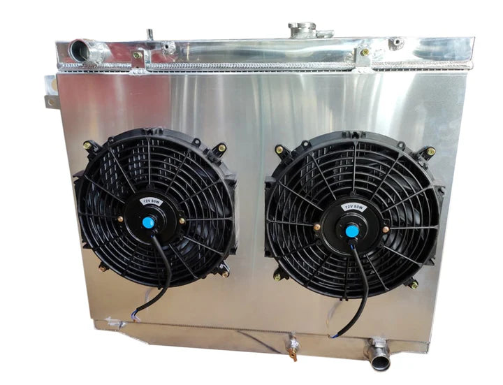 A24-1084-TOYOTA Land Cruiser 1FZ PERFORMANCE ALUMINIUM RADIATOR WITH FAN SHROUD KIT 1990-1998