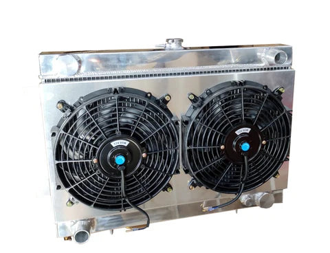 A24-1095-Universal PERFORMANCE ALUMINIUM RADIATOR WITH FAN SHROUD KIt