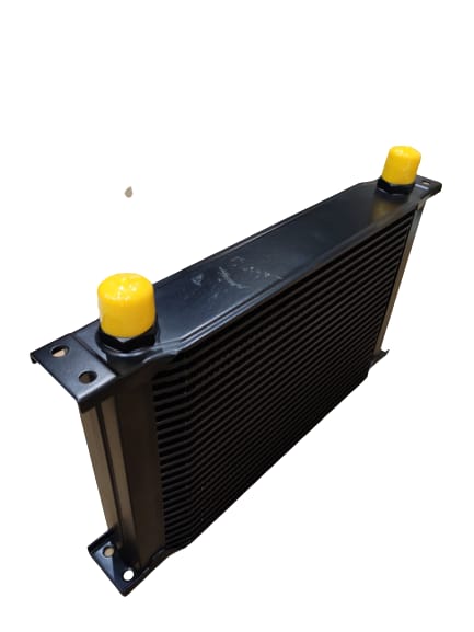 A24-1041-25 ROW AN-10AN UNIVERSAL OIL COOLER+SS Braided Hose kit