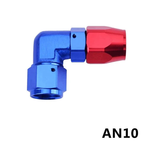 A24-2541-AN 10 Oil Fuel Line Hose End Fitting 90 Degree Anoized Aluminum