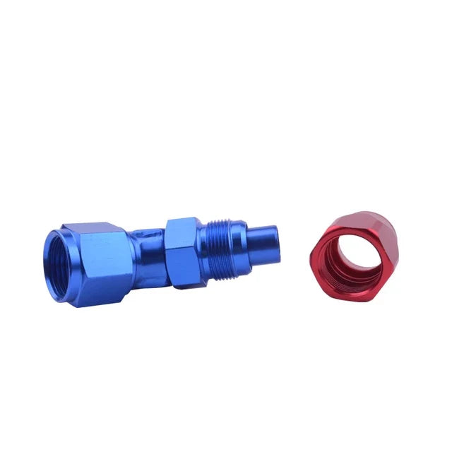 A24-2738-AN 8 OIL FUEL LINE HOSE END FITTING 45 DEGREE ANOIZED ALUMINUM