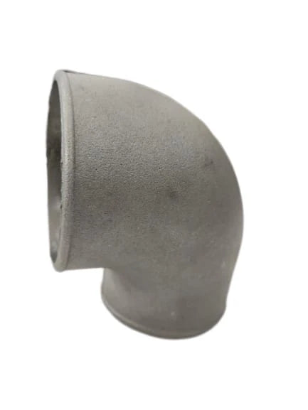 A24-1269-CAST ALUMINUM REDUCER 90 DEGREE ELBOW PIPE 3X3.5"