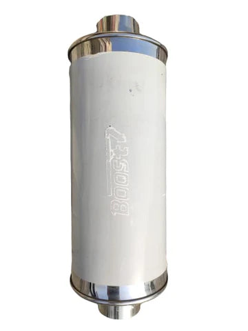 A24-2943-BOOST 4-INCH ROUND EXHAUST MUFFLER UNIVERSAL