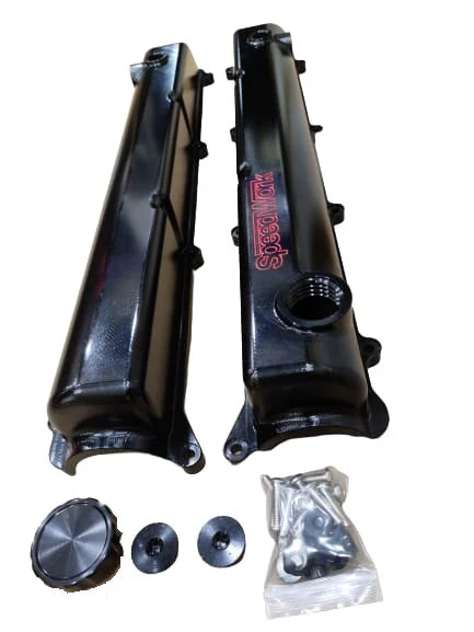 A24-2330-BILLET 2JZ VALVE COVERS KIT SPEEDWORK