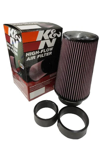 A24-1895-K&N UNIVERSAL AIR FILTER (3",3.5",4")