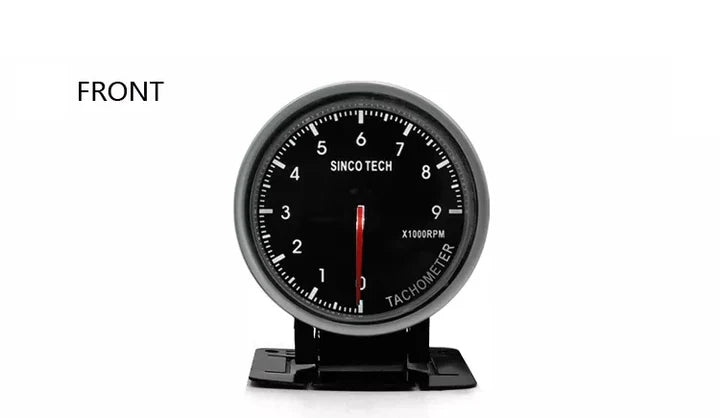 A24-1398-60mm LED Display 7 Color High Speed Stepper Motor Gauge