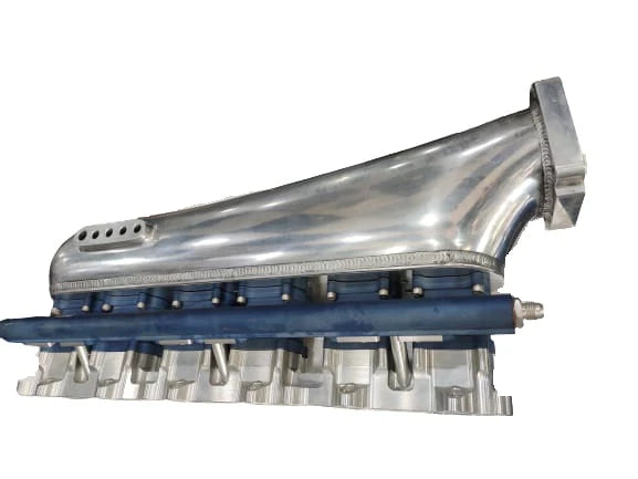A24-1704-SUPRA 2JZ-GTE BILLET INTAKE MANIFOLD WITH SINGLE FUEL RAIL