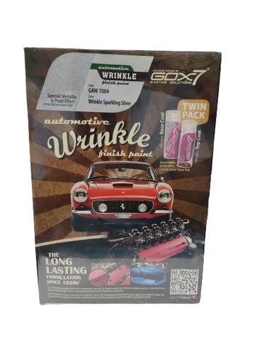 A24-3269-AUTOMOTIVE WRINKLE FINISH PAINT GAW-7004 SPARKLING SILVER