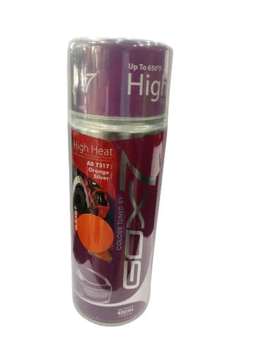 A24-3273-AB-7317 SERIES HIGH HEAT RESISTANCE PAINT ORANGE SILVER